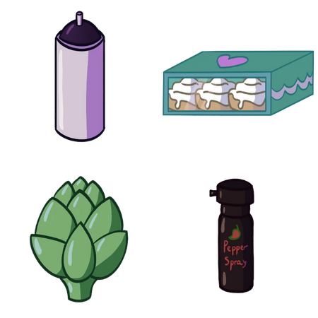 Items for a Visual Novel